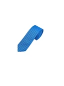 Brianze 5 Cm Mavi Desenli Slim Kravat thumbnail 1