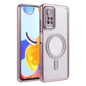 Note 12 Pro 4g Joke Simli Magneticsafe Kılıf - Pembe thumbnail 1
