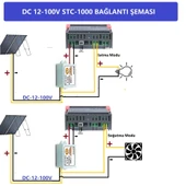 STC-1000 DC12-100V 10A Güneş Paneli Termostatı thumbnail 3