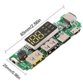 Çift USB 5V 2.4A Ledli Micro Type-C Powerbank Modülü thumbnail 4