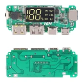 Çift USB 5V 2.4A Ledli Micro Type-C Powerbank Modülü thumbnail 3
