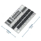 5S 100A LiFePO4 Balanslı BMS Beyaz PCB thumbnail 8