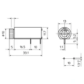 IC-235B Sigorta Yuvası 5x20mm 90° PCB thumbnail 3