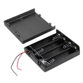 IC-233F AA Pil Yuvası 4'lü Kapaklı Switchli thumbnail 1