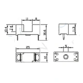 IC-237B Sigorta Yuvası 5x20mm PCB thumbnail 2