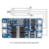 2S 10A BMS 7.4V 18650 Lityum Pil Koruma Devresi thumbnail 6