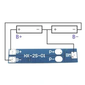 2S 5A BMS LiPo 18650 Pil Şarj Koruma Devresi thumbnail 5