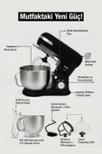 Fantom Nfest Hm 1500 Stand Mixer - Siyah thumbnail 6