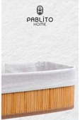 Pablito Home 3lü Bambu Sepet thumbnail 6