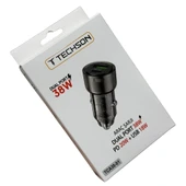 TECHSON Dual Port 38W Araç Şarjı TCA38-01 thumbnail 1