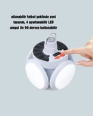 360 Derece Katlanabilir Solar LED Aydınlatma Çadır Lambası thumbnail 2