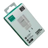 TECHSON 2.1A 5V USB Tekli Şarj Adaptörü Şarj Başlığı S10A10 thumbnail 1