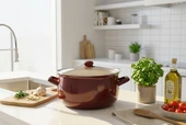 Emaye 24 Cm Bombeli Tencere thumbnail 3