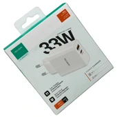 TECHSON 33W Type-C + USB Şarj Adaptörü Kablo Seti MI11AC33TT thumbnail 1