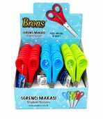 BRONS ÖĞRENCİ MAKASI CETVELLİ thumbnail 1