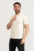 EA7 Polo Yaka Krem T-Shirt thumbnail 2