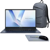 Asus Vivobook 15, Core 7-150U, 16GB RAM, 512GB SSD, 15.6" Win11+Office (Çanta&Mouse Hediyeli) thumbnail 1