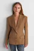 60774 DİLVİN ALTIN DÜĞMELİ BLAZER CEKET thumbnail 2