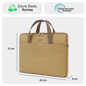 MACK MCE-1513 15.6 NOVA Eco Notebook Çantası Camel thumbnail 2