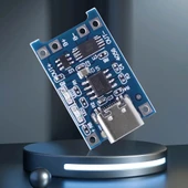TP4056 Type-C Korumalı 18650 Lipo Pil Şarj Devresi thumbnail 1