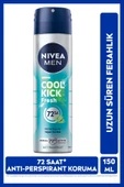 NIVEA Men Cool Kick Fresh Erkek Deodorant Sprey 150 ml thumbnail 1