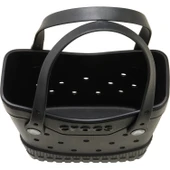 Crocs SMALL EVA TOTE Çanta CRCZFB0001 CRC.BLACK thumbnail 3