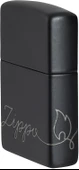 Zippo Logo Black Matte Dizayn Çakmak thumbnail 7
