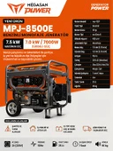 MPJ-8500E Benzinli Marşlı Jeneratör thumbnail 1