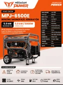 MPJ-6500E Benzinli Marşlı Jeneratör thumbnail 1