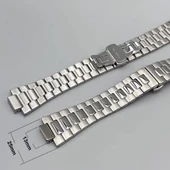 Patek Philippe Nautilus Uyumlu Paslanmaz Çelik Kordon thumbnail 2
