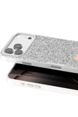 Onegif Apple iPhone 17 Pro Max Bright Simli Kapak - Beyaz thumbnail 2