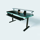 Monodesk Premium Edition Stüdyo Masası 200 cm. Mat Siyah thumbnail 3