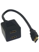 2 Port Hdmi Splitter Switch Çoklayıcı Çoklu Ekran thumbnail 4
