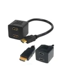 2 Port Hdmi Splitter Switch Çoklayıcı Çoklu Ekran thumbnail 2