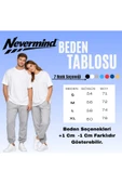 Unisex Tişört Smile Baskılı Basic Oversize Günlük Rahat %100 thumbnail 9
