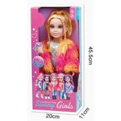 Tatlı Moda Oyuncak Bebeği 40 cm thumbnail 2
