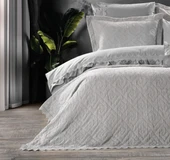 Zebra Casa Lizbon Yatak Seti Gri thumbnail 2