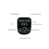 Bluetooth Fm Transmitter Car X8 thumbnail 4