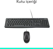 LOGITECH MK120 Q TR KABLOLU SET-SİYAH 920-002560 thumbnail 1