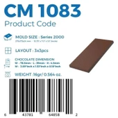 Polikarbon Tablet Çikolata Kalıbı 16 gr | Cm-1083 thumbnail 2