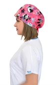 Pembe Panda Desenli Cerrahi Bone B98 thumbnail 2