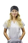 Siyah Nota Desenli Cerrahi Bone B130 thumbnail 1