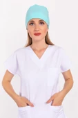 Düz Mint Mavi Cerrahi Bone thumbnail 1