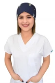Lacivert Snoopy Desenli Cerrahi Bone B61 thumbnail 1