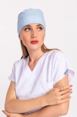 Düz Bebe Mavi Bone thumbnail 3