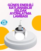 Solar Enerjili Katlanabilir Led Kamp Ve Bahçe Lambası thumbnail 1