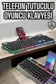 Klavyesi Q Klavye Rgb Işıklı Mouse Hediyeli thumbnail 1