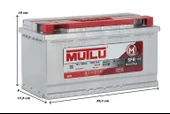 Mutlu Sfb 12 V 100 Ah 950 A Akü thumbnail 2