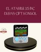 Şarjlı 3.5 İnç Retro Oyun Konsolu thumbnail 1