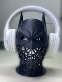 Batman Görünümlü Kafa Üstü Kulaklık Standı thumbnail 2
